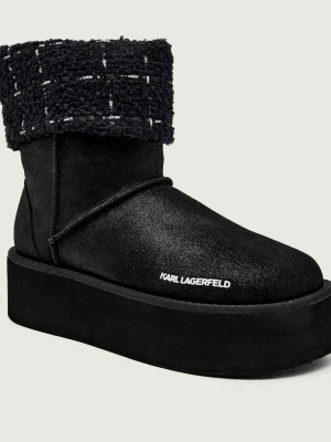 Karl Lagerfeld Śniegowce THERMO | zamsz
