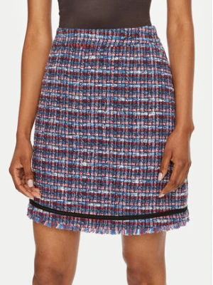 KARL LAGERFELD Spódnica mini 245W1202 Niebieski Regular Fit