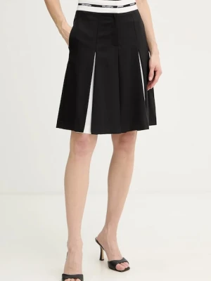 Karl Lagerfeld spódnica z dodatkiem wełny