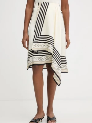 Karl Lagerfeld spódnica z wiskozy
