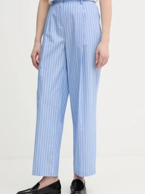 Karl Lagerfeld spodnie damskie bawełniane