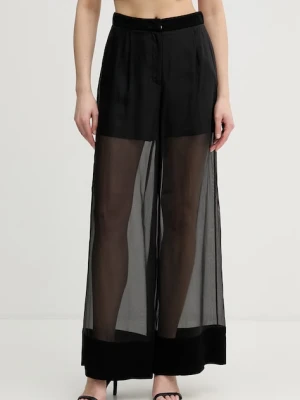 Karl Lagerfeld spodnie damskie z wiskozy