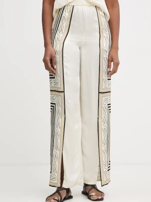 Karl Lagerfeld spodnie damskie z wiskozy