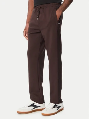 KARL LAGERFELD Spodnie dresowe 705012 564902 Brązowy ciemny Regular Fit