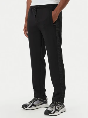 KARL LAGERFELD Spodnie dresowe 705016 562901 Czarny Regular Fit