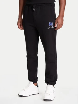 KARL LAGERFELD Spodnie dresowe 705113 553904 Czarny Loose Fit