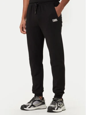 KARL LAGERFELD Spodnie dresowe 705782 562917 Czarny Regular Fit