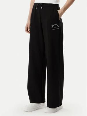 KARL LAGERFELD Spodnie dresowe B2W10145 Czarny Regular Fit