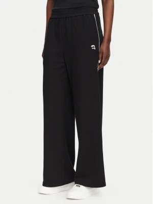 KARL LAGERFELD Spodnie dresowe B3W10045 Czarny Regular Fit
