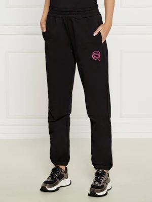 Karl Lagerfeld Spodnie dresowe ikonik 2.0 jelly | Regular Fit czarny