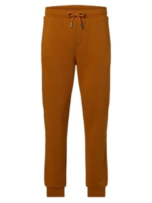 KARL LAGERFELD Spodnie dresowe Mężczyźni brązowy|żółty|złoty jednolity,