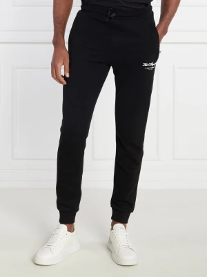 Karl Lagerfeld Spodnie dresowe | Regular Fit czarny