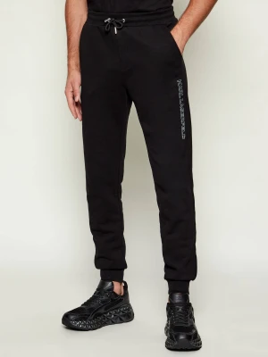 Karl Lagerfeld Spodnie dresowe | Regular Fit czarny