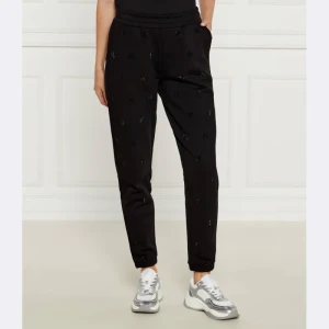 Karl Lagerfeld Spodnie dresowe Rhinestone | Regular Fit
