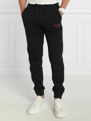 Karl Lagerfeld Spodnie dresowe SWEAT | Regular Fit czarny
