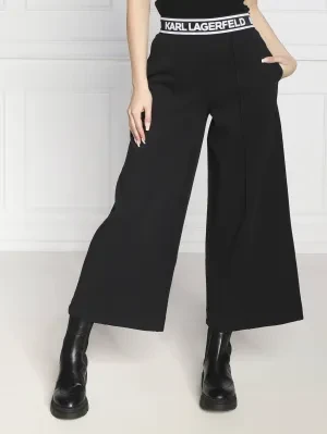 Karl Lagerfeld Spodnie | flare fit