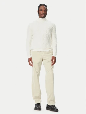 KARL LAGERFELD Spodnie materiałowe 265358 564827 Beżowy Regular Fit