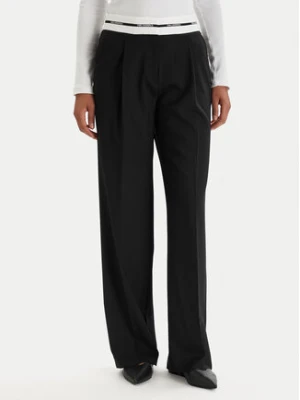 KARL LAGERFELD Spodnie materiałowe B1W10002 Czarny Regular Fit
