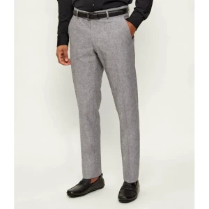 Karl Lagerfeld Spodnie TUBE | Regular Fit | z dodatkiem lnu