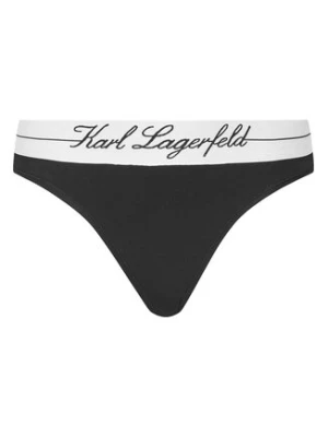 KARL LAGERFELD Stringi A1W47095 Czarny