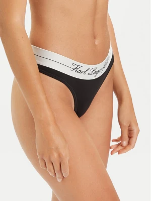 KARL LAGERFELD Stringi A1W47095 Czarny