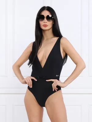 Karl Lagerfeld Strój kąpielowy karl dna deep v swimsuit