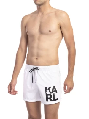 Karl Lagerfeld, Stroje kąpielowe White, male,