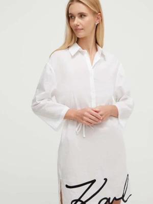 Karl Lagerfeld sukienka bawełniana