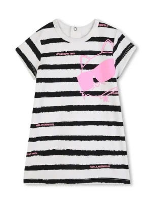 Karl Lagerfeld sukienka bawełniana dziecięca