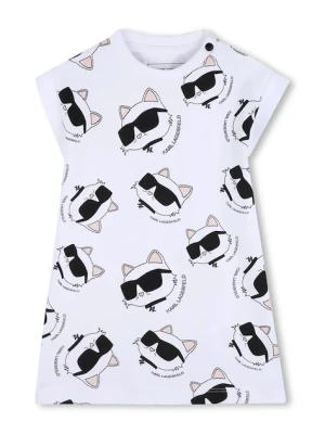 Karl Lagerfeld sukienka bawełniana dziecięca