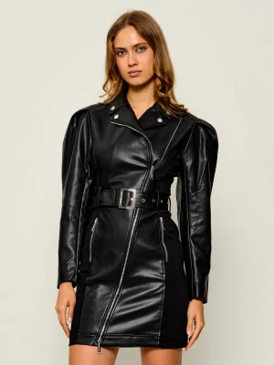 Karl Lagerfeld Sukienka Biker czarny