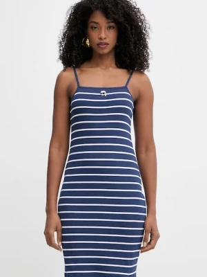 Karl Lagerfeld sukienka bodycon bawełniana z elastanem IKON