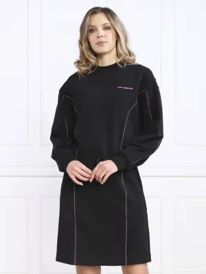 Karl Lagerfeld Sukienka contrast stitch
