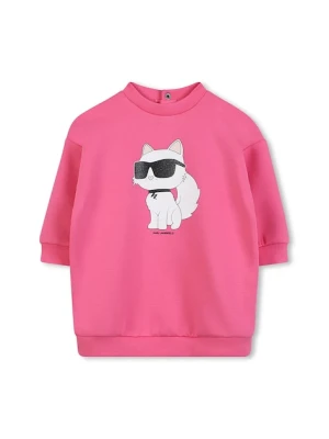 Karl Lagerfeld sukienka dziecięca z bawełną