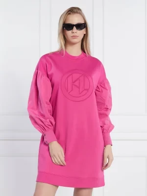 Karl Lagerfeld Sukienka Fabric Mix
