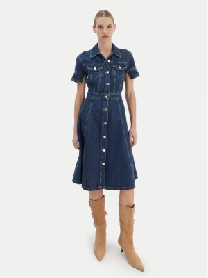 KARL LAGERFELD Sukienka jeansowa B1W13037 Niebieski Regular Fit