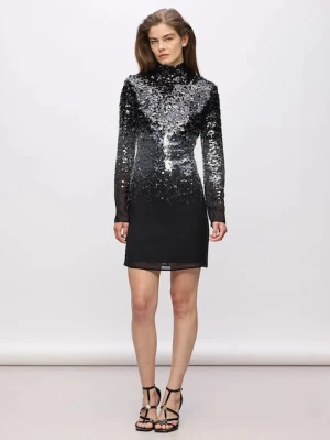 Karl Lagerfeld sukienka Karl Lagerfeld Studio kolor czarny mini prosta A4W13051