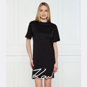 Karl Lagerfeld Sukienka KARL SIGNATURE HEM