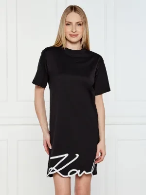 Karl Lagerfeld Sukienka KARL SIGNATURE HEM