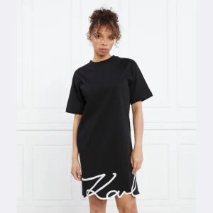 Karl Lagerfeld Sukienka karl signature hem dress