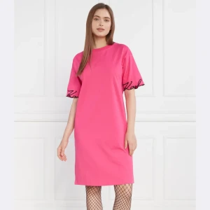 Karl Lagerfeld Sukienka karl signature slv hem