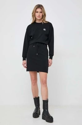 Karl Lagerfeld sukienka kolor czarny mini prosta