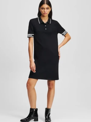 Karl Lagerfeld sukienka kolor czarny mini prosta A3W13003