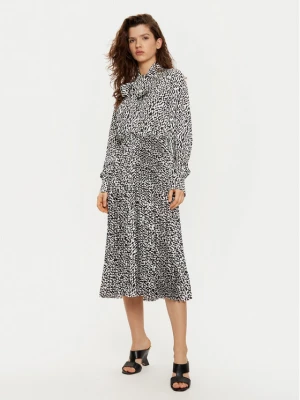 KARL LAGERFELD Sukienka koszulowa A1W13020 Biały Regular Fit