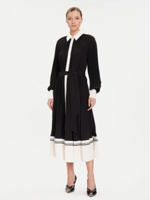 KARL LAGERFELD Sukienka koszulowa A4W13047 Czarny Regular Fit