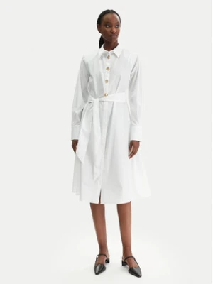 KARL LAGERFELD Sukienka koszulowa B1W13026 Biały Regular Fit