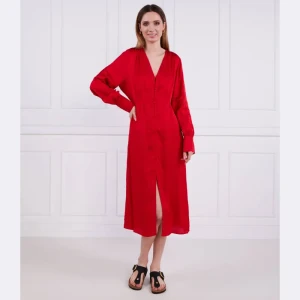 Karl Lagerfeld Sukienka logo jacquard