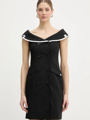 Karl Lagerfeld sukienka z dodatkiem wełny