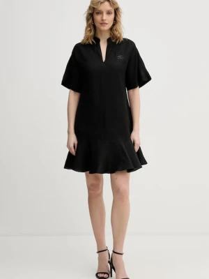 Karl Lagerfeld sukienka z lnem