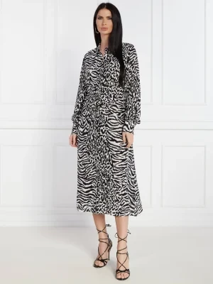 Karl Lagerfeld Sukienka z paskiem animal print